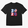 USA 2026 Soccer Ball Classic T-Shirt Show Championship Spirit for FIFA World Cup 2026 for Fans of Mbappe and England, France and Netherlands, Bringing Tournament Hype, Historic Matchups, Family Viewing Parties and Global Sports Pride; Ideal for