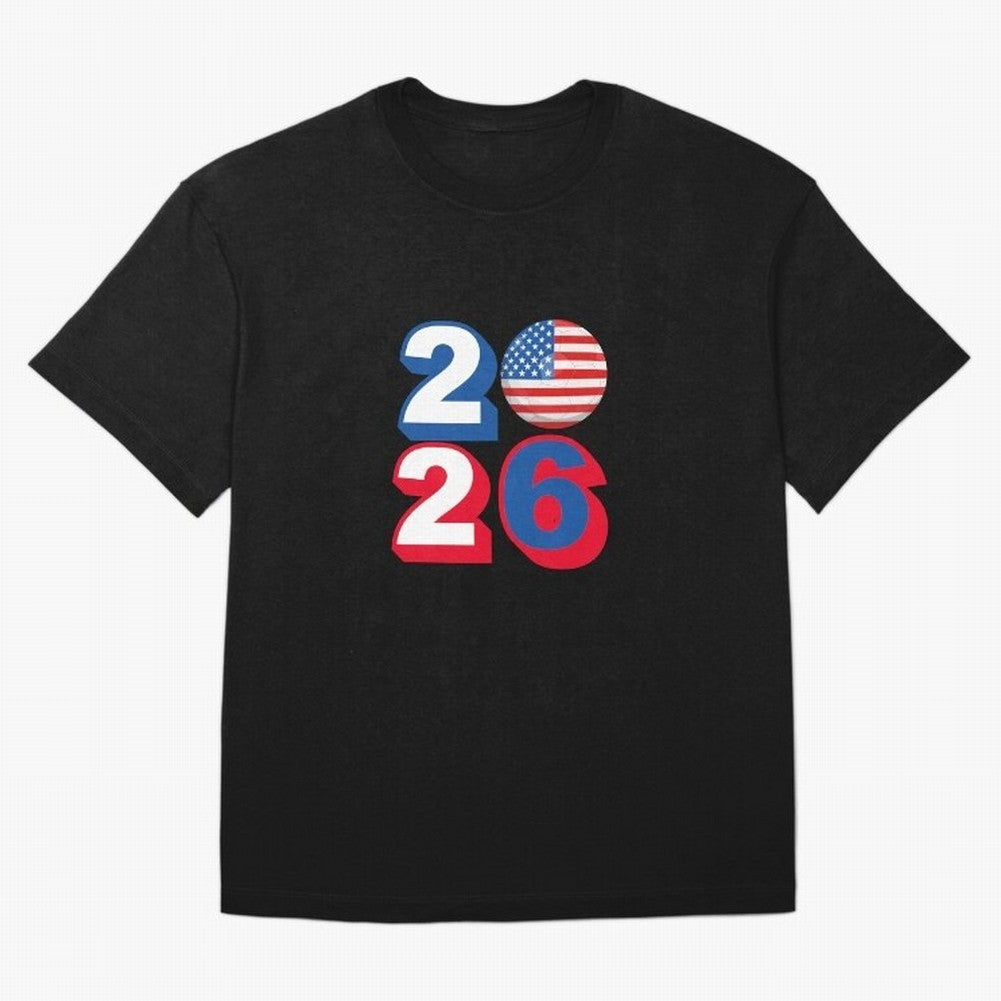 USA 2026 Soccer Ball Classic T-Shirt Show Championship Spirit for FIFA World Cup 2026 for Fans of Mbappe and England, France and Netherlands, Bringing Tournament Hype, Historic Matchups, Family Viewing Parties and Global Sports Pride; Ideal for