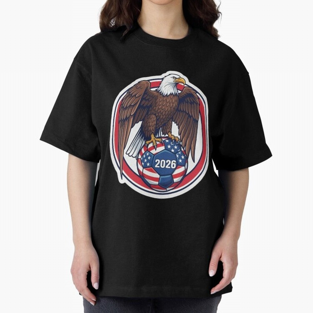 USA Eagle Soccer 2026 ¨C American Pride Football Design Classic T-Shirt Remember Match Day Hype around FIFA World Cup 2026 Group Stage, Mbappe and Neymar, Netherlands, Stadium Memories, Football Loyalty, International Chants and Championship