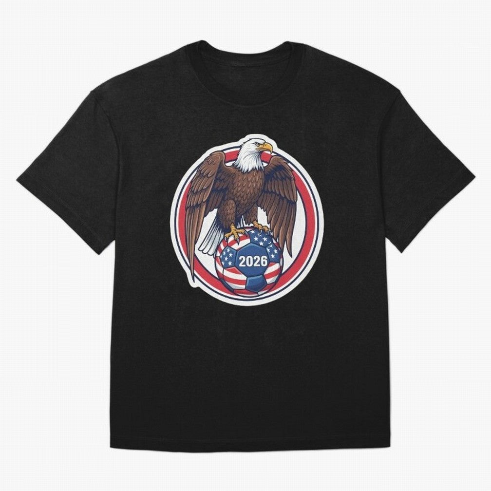 USA Eagle Soccer 2026 ¨C American Pride Football Design Classic T-Shirt Remember Match Day Hype around FIFA World Cup 2026 Group Stage, Mbappe and Neymar, Netherlands, Stadium Memories, Football Loyalty, International Chants and Championship