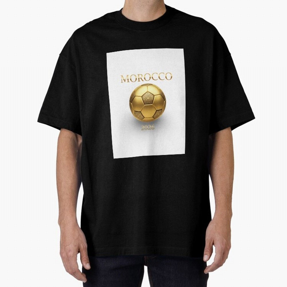 Copy of Morocco 2026 World Cup - Traditional Zellige Football Design Classic T-Shirt Mark Match Day Hype around FIFA World Cup 2026, Messi, England, France and Netherlands, Football Festival Excitement, Trophy Ambitions, Country Rivalries and Star