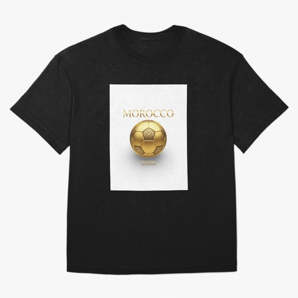 Copy of Morocco 2026 World Cup - Traditional Zellige Football Design Classic T-Shirt Mark Match Day Hype around FIFA World Cup 2026, Messi, England, France and Netherlands, Football Festival Excitement, Trophy Ambitions, Country Rivalries and Star