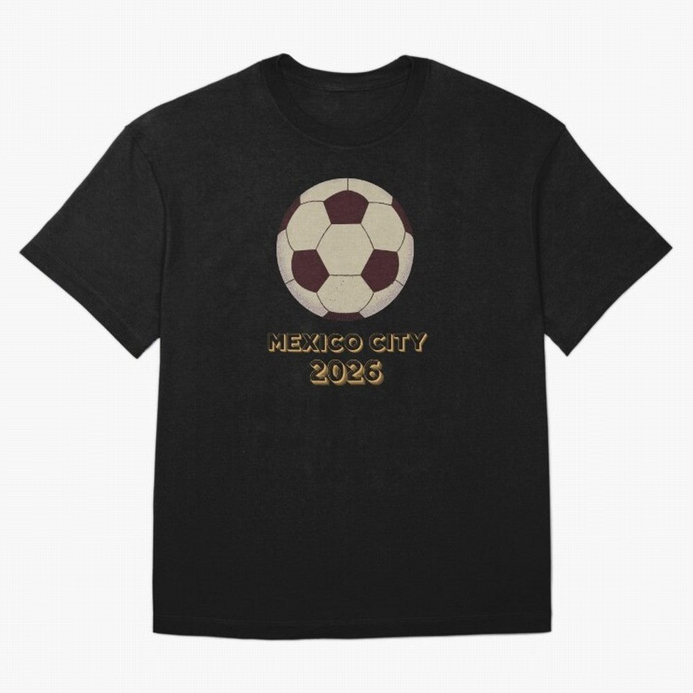 Soccer 2026 Mexico City tee Classic T-Shirt Bring Champion Energy into Global Football Passion for FIFA World Cup 2026 Group Stage, Driven by Cristiano Ronaldo, Spain, Classic Soccer Heritage, Championship Pressure, Fan Loyalty and International