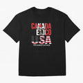 United 2026 World Cup - Canada, Mexico, USA Flags T-Shirt_83138002 Classic T-Shirt Create the FIFA World Cup 2026 Journey through Haaland Highlights, England and Germany Pride, Soccer Culture, Superstar Moments, National Team Dreams and Competitive