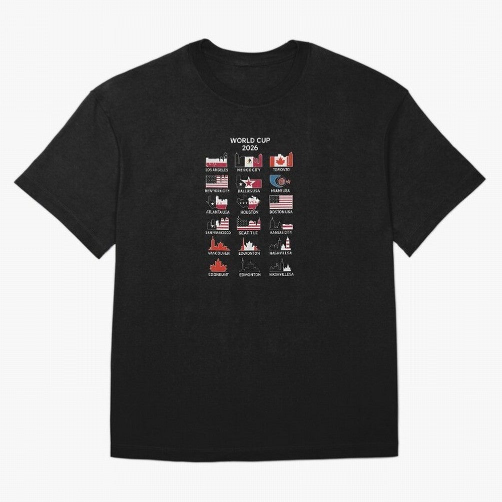 World Cup 2026 Host Cities T-Shirt_84292126 Classic T-Shirt Support the Legends of FIFA World Cup 2026 with Messi, Neymar and Mbappe, Netherlands Energy, Stadium Chants, National Pride, Trophy Dreams and Unforgettable Football Memories; Made for