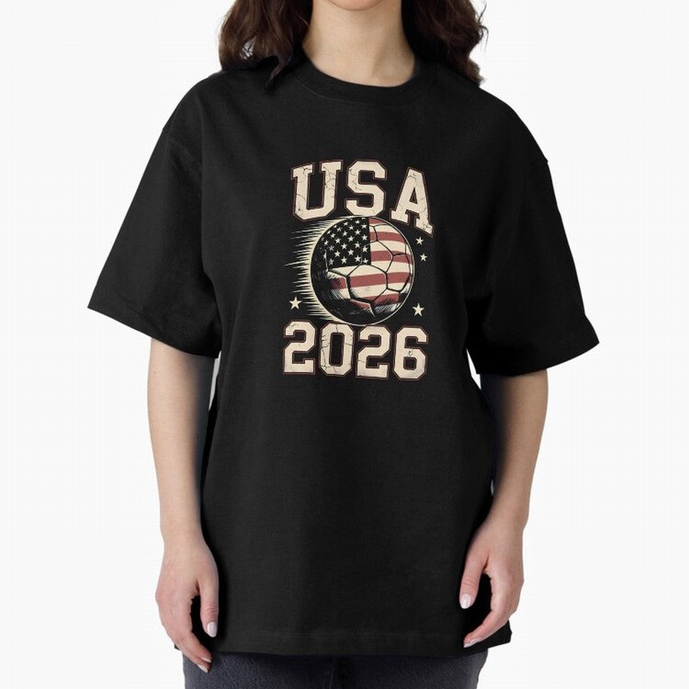 USA Soccer World Cup 2026 American Fan T-Shirt_88555733 Classic T-Shirt Keep Football History Alive during Global Football Passion for FIFA World Cup 2026 USA Canada Mexico, Built around Messi and Cristiano Ronaldo, Brazil, Championship Spirit,