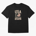 USA Soccer World Cup 2026 American Fan T-Shirt_88555733 Classic T-Shirt Keep Football History Alive during Global Football Passion for FIFA World Cup 2026 USA Canada Mexico, Built around Messi and Cristiano Ronaldo, Brazil, Championship Spirit,