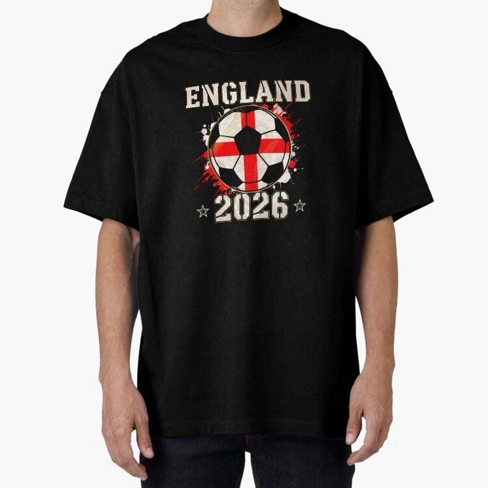 Front Print England Soccer World Cup 2026 - English Fan Gift T-Shirt_84562392 Classic T-Shirt Represent Football Lovers during FIFA World Cup 2026 USA Canada Mexico Spirit, Inspired by Argentina, France and Brazil, Neymar, Classic Soccer Heritage,