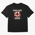 Front Print England Soccer World Cup 2026 - English Fan Gift T-Shirt_84562392 Classic T-Shirt Represent Football Lovers during FIFA World Cup 2026 USA Canada Mexico Spirit, Inspired by Argentina, France and Brazil, Neymar, Classic Soccer Heritage,