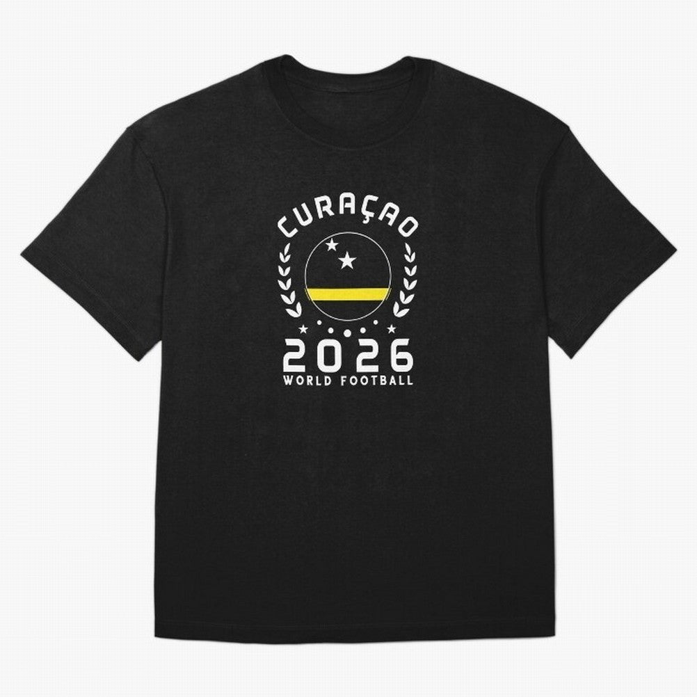 World Cup 2026 Curacao Football Fan Curacaoan Supporter T-Shirt_85310550 Classic T-Shirt Back the Journey through the FIFA World Cup 2026 USA Canada Mexico Journey through Mbappe and Neymar Highlights, Argentina Pride, Supporter Pride, Iconic