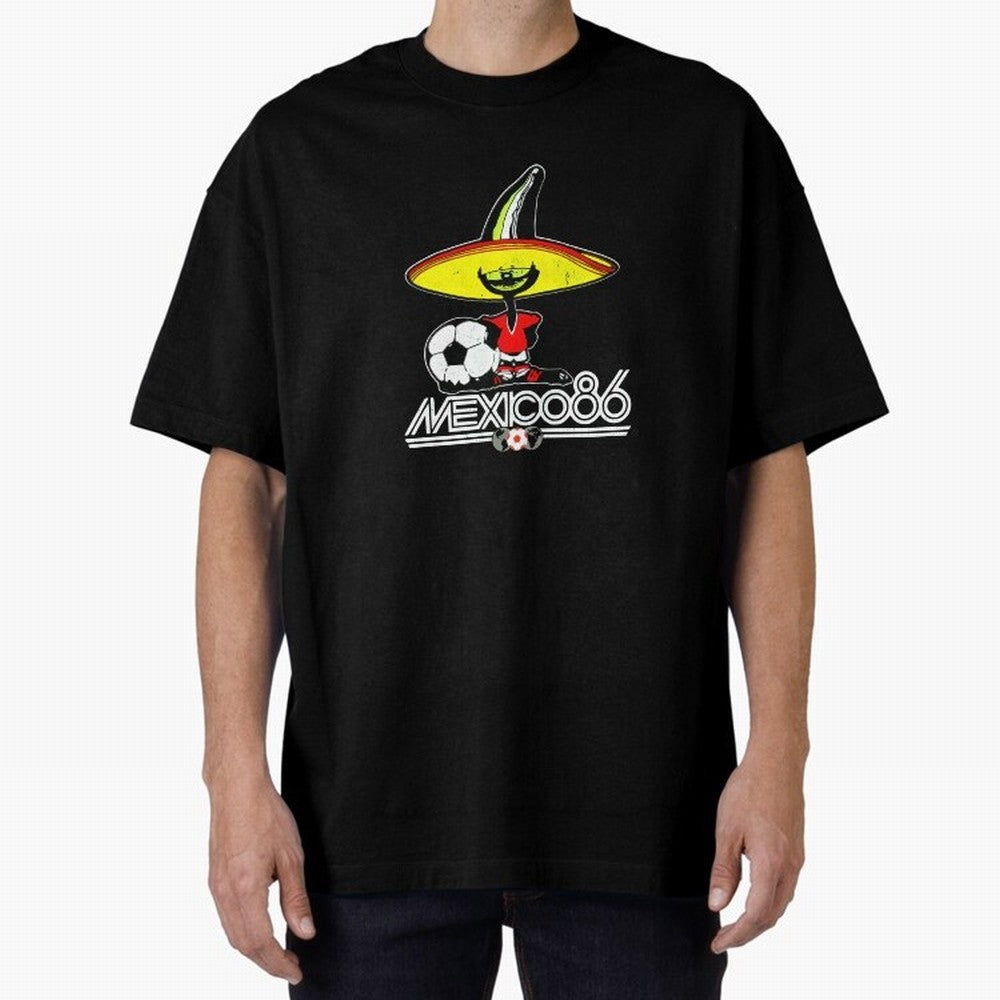 Mexico 86 World Cup Pique Retro Vintage T-Shirt_90751770 Classic T-Shirt Bring Supporter Culture to Match Day Hype around FIFA World Cup 2026, Haaland and Mbappe, Argentina, Classic Soccer Heritage, Championship Pressure, Fan Loyalty and