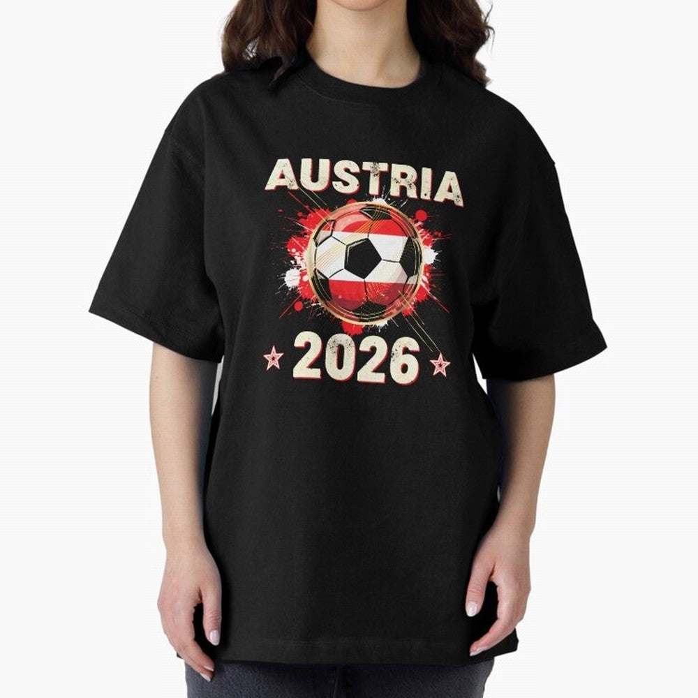 World Cup 2026 Austria Soccer Ball North America - Austrian Fan Gift T-Shirt_85028223 Classic T-Shirt Celebrate Unforgettable Nights in FIFA World Cup 2026 Spirit, Celebrating England, Haaland, Game Day Rituals, Football Legends, Country Pride and