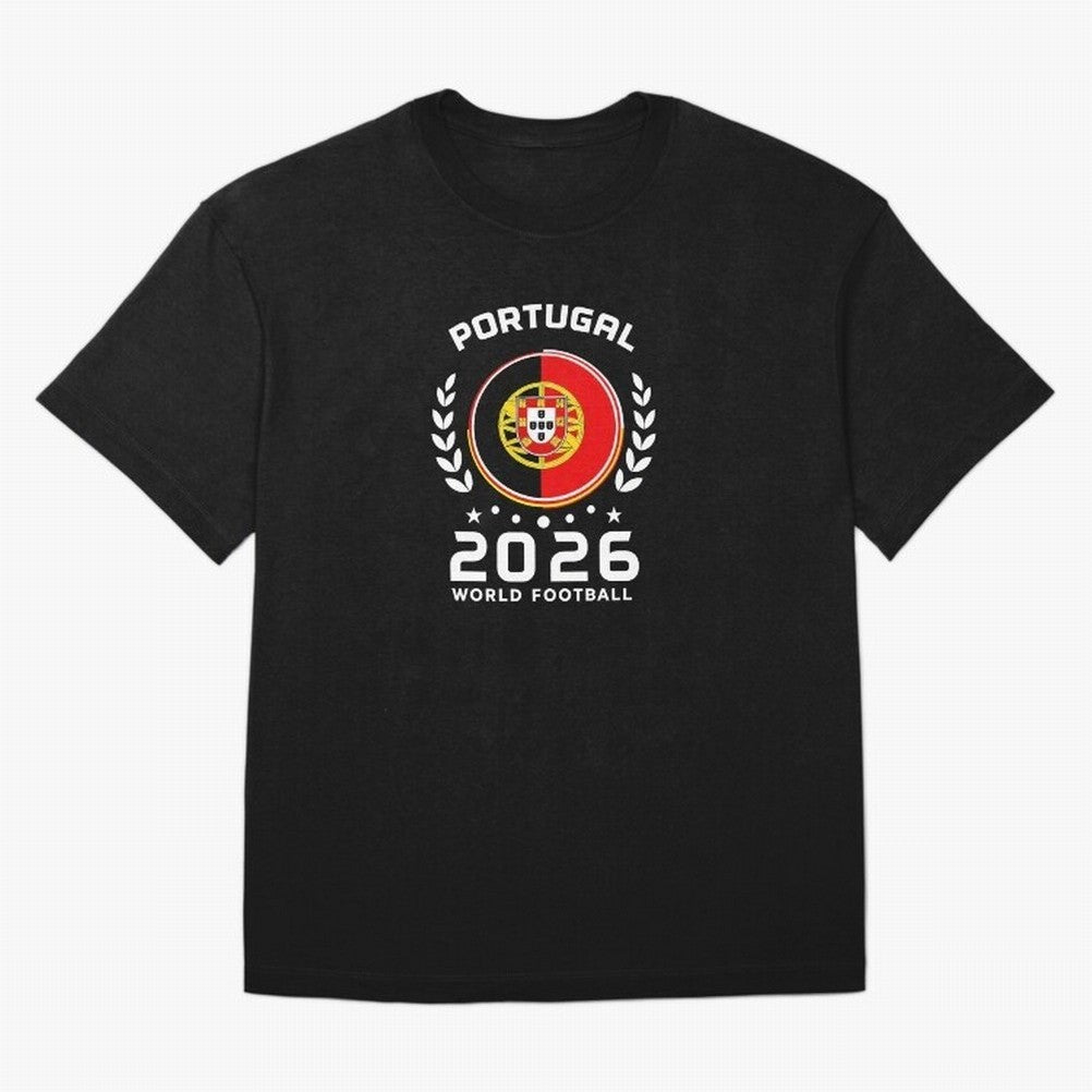Portugal 2026 World Football Soccer Fan Design T-Shirt_87038236 Classic T-Shirt Remember Iconic Moments from FIFA World Cup 2026 Spirit, Made for Spain, Mbappe, Retro Football Energy, Iconic Rivalries, Trophy Chase Drama and Stadium Atmosphere;