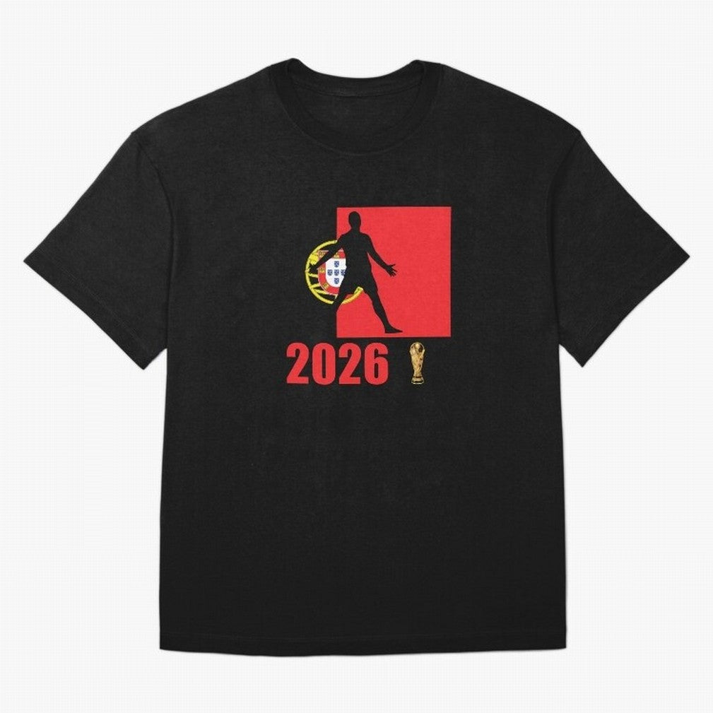 Portugal World Cup 2026 T-Shirt_84815867 Classic T-Shirt Embrace Global Football Passion for FIFA World Cup 2026 USA Canada Mexico, Capturing Messi, Neymar and Mbappe, Brazil, Portugal and Argentina, Champion Mindset, Group Stage Buzz, Knockout