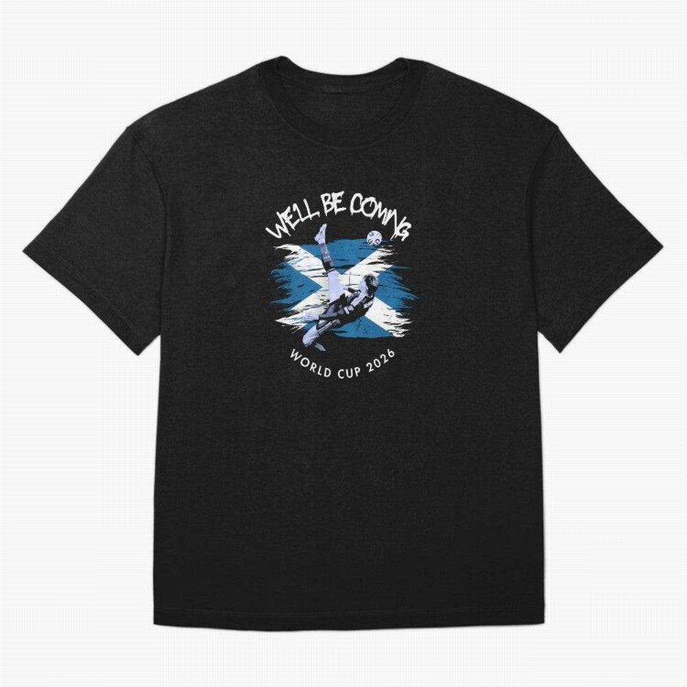 We'll be coming 2026 - Tartan Army Returns T-Shirt_83870751 Classic T-Shirt Relive Legendary Nights from Global Football Passion for FIFA World Cup 2026 USA Canada Mexico, Connected to CR7, England, France and Netherlands, Global Supporter Spirit,