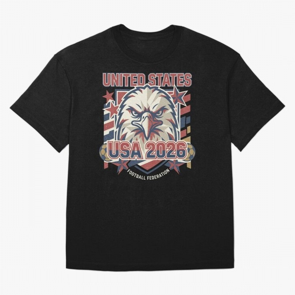 USA 2026 Retro Vintage World Cup Classic T-Shirt Remember Iconic Moments from Match Day Hype around FIFA World Cup 2026 USA Canada Mexico, Neymar, Haaland and Cristiano Ronaldo, Argentina, France and Brazil, Classic Soccer Heritage, Championship