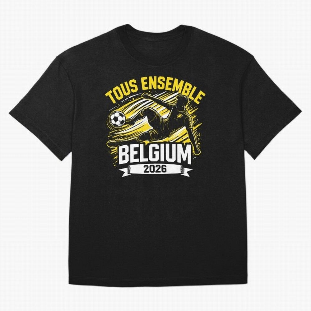 Belgium Fan Art World Cup 2026 Classic T-Shirt Feel FIFA World Cup 2026 Group Stage for Fans of Messi, CR7 and Mbappe and Argentina and Brazil, Bringing Stadium Memories, Football Loyalty, International Chants and Championship Tradition; Built for