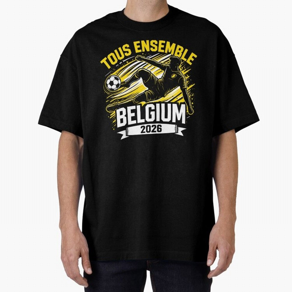 Belgium Fan Art World Cup 2026 Classic T-Shirt Feel FIFA World Cup 2026 Group Stage for Fans of Messi, CR7 and Mbappe and Argentina and Brazil, Bringing Stadium Memories, Football Loyalty, International Chants and Championship Tradition; Built for