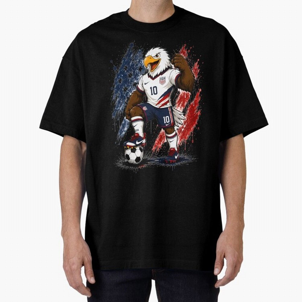 USA World Cup Classic T-Shirt Support the Legends of FIFA World Cup 2026 Group Stage for Fans of Messi and Germany, Bringing Vintage Soccer Flavor, Modern Football Stars, National Flags and Final Night Emotion; Perfect for Supporters Who Want Bold