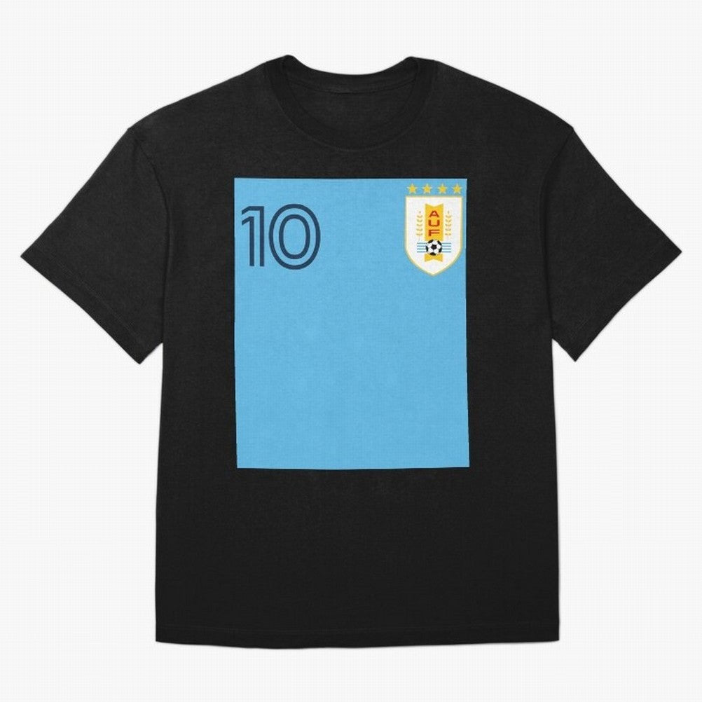 Uruguay | 2026 World Cup Fan Apparel Classic T-Shirt Support Iconic Players in FIFA World Cup 2026 Spirit, Centered on France and Portugal, Messi and Cristiano Ronaldo, Global Supporter Spirit, Legendary Goals, National Colors and Tournament
