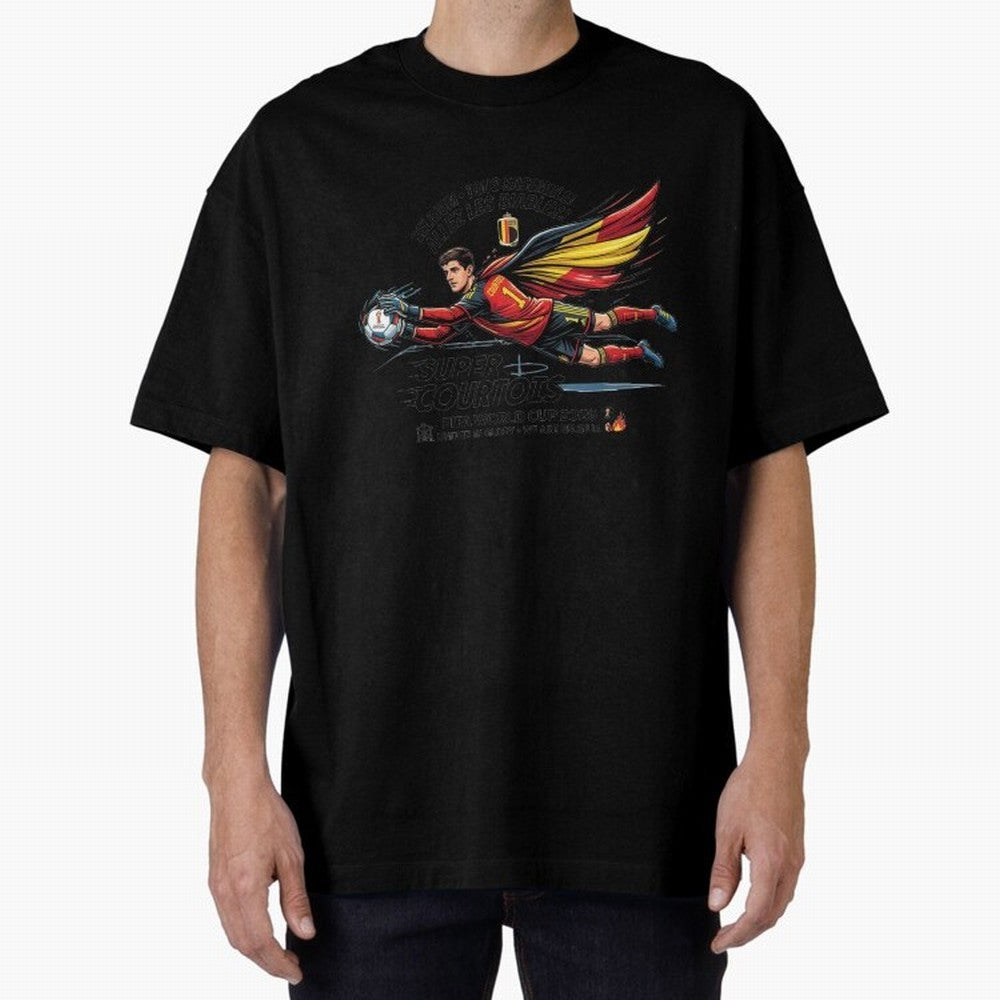 Thibaut Courtois Fan Art Classic T-Shirt Carry the Colors and Pride of FIFA World Cup 2026 USA Canada Mexico Spirit, Featuring Argentina and Brazil, Mbappe and Neymar, Classic Soccer Heritage, Championship Pressure, Fan Loyalty and International
