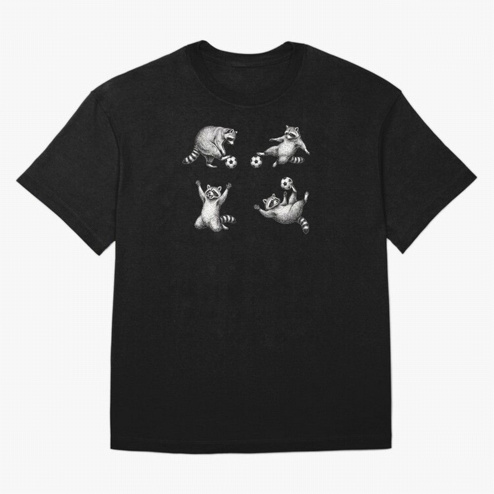 Funny Raccoon Soccer World Cup 2026 Games Classic T-Shirt Follow the Final Road of FIFA World Cup 2026 for Fans of CR7 and France and Portugal, Bringing Tournament Hype, Historic Matchups, Family Viewing Parties and Global Sports Pride; Ideal for