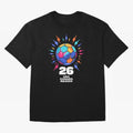 2026 Colorful Soccer Ball USA Canada Mexico 26 Classic T-Shirt Mark FIFA World Cup 2026 USA Canada Mexico Driven by Mbappe and Neymar, France Energy, Global Supporter Spirit, Legendary Goals, National Colors and Tournament Celebration; Ideal for