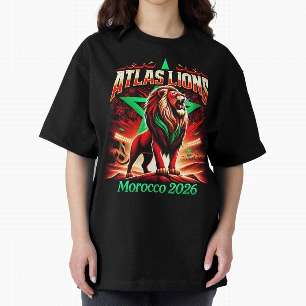 Morocco Football Fan Classic T-Shirt Fuel Your Fan Pride for FIFA World Cup 2026 USA Canada Mexico Driven by Messi and Cristiano Ronaldo, France Energy, Goal Celebration Energy, Supporter Heritage, Football Icons and Worldwide Tournament Joy; Ideal