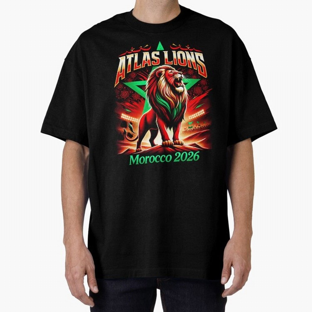 Morocco Football Fan Classic T-Shirt Fuel Your Fan Pride for FIFA World Cup 2026 USA Canada Mexico Driven by Messi and Cristiano Ronaldo, France Energy, Goal Celebration Energy, Supporter Heritage, Football Icons and Worldwide Tournament Joy; Ideal