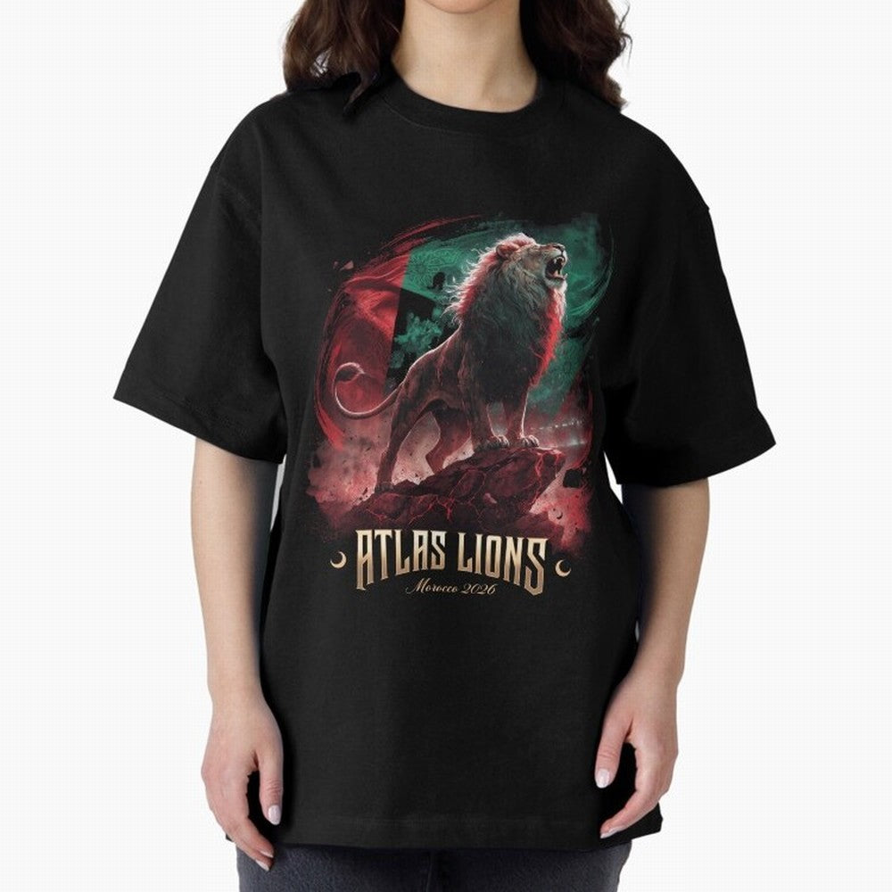 Morocco - The Atlas Lions Classic T-Shirt Turn Every Weekend Toward Match Day Hype around FIFA World Cup 2026, CR7 and Messi, Spain, Supporter Pride, Iconic Celebrations, Legendary Names and Global Match Day Energy; Created for Match Day Parties,