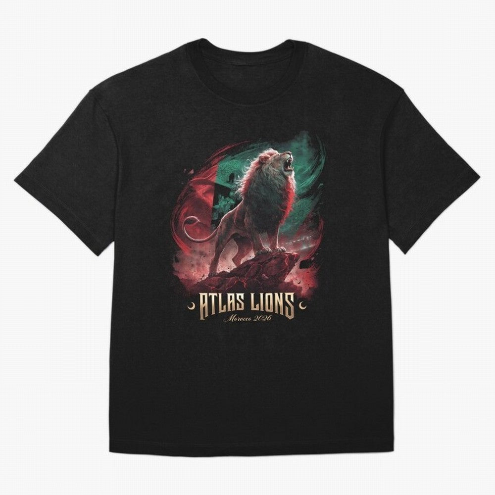 Morocco - The Atlas Lions Classic T-Shirt Turn Every Weekend Toward Match Day Hype around FIFA World Cup 2026, CR7 and Messi, Spain, Supporter Pride, Iconic Celebrations, Legendary Names and Global Match Day Energy; Created for Match Day Parties,