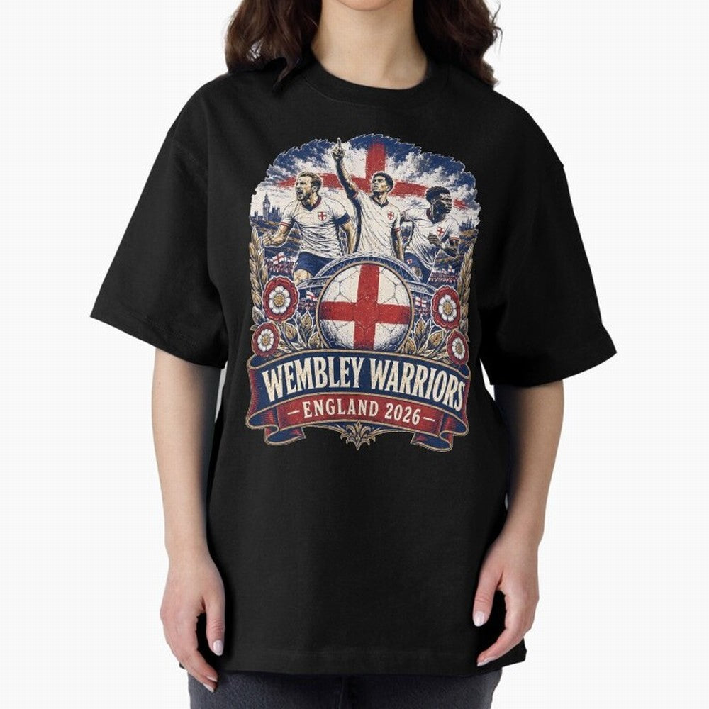 Wembley Warriors Classic T-Shirt Celebrate Rivalries and Pride in FIFA World Cup 2026 USA Canada Mexico Connected to Mbappe and Neymar, Spain Energy, Stadium Chants, National Pride, Trophy Dreams and Unforgettable Football Memories; Ideal for