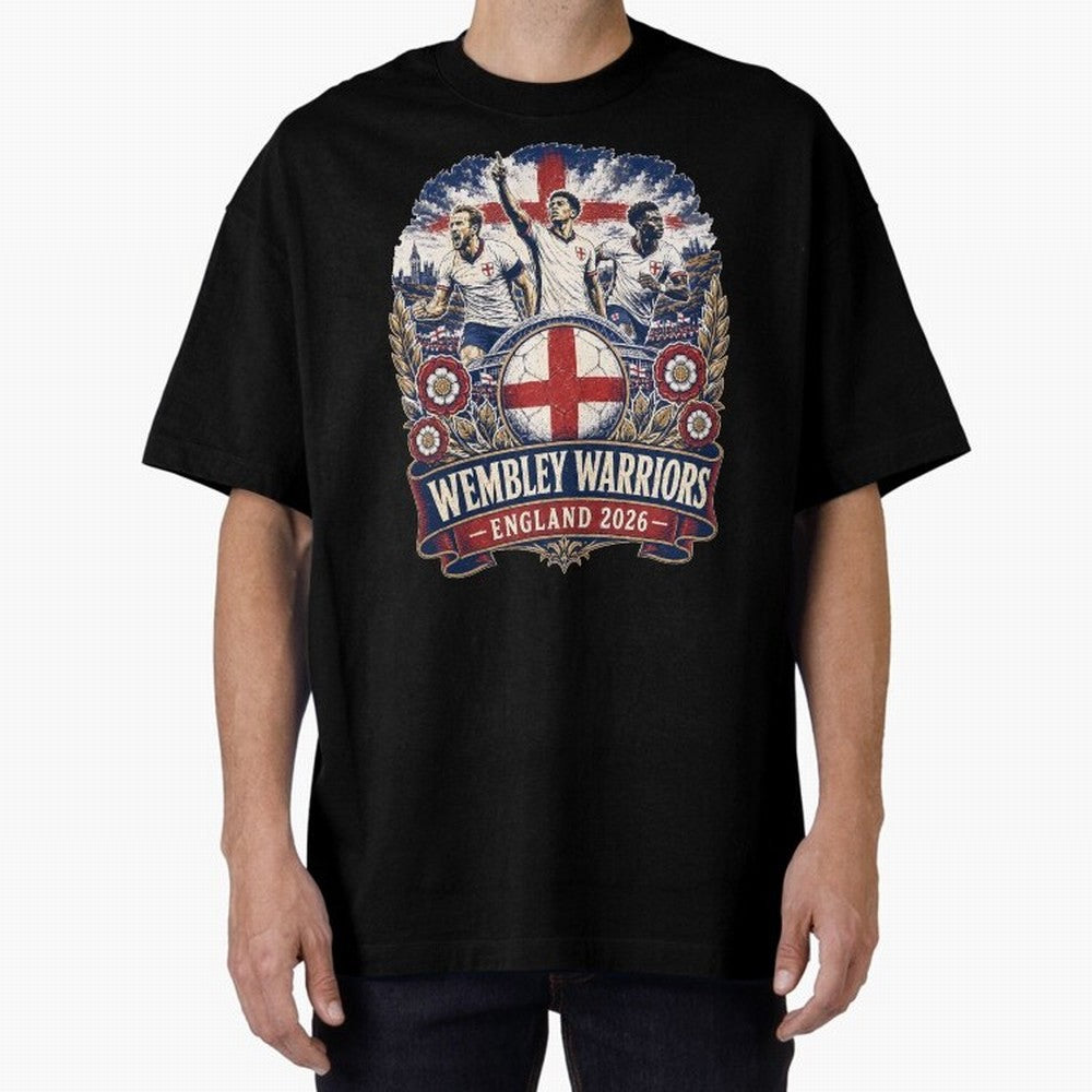 Wembley Warriors Classic T-Shirt Celebrate Rivalries and Pride in FIFA World Cup 2026 USA Canada Mexico Connected to Mbappe and Neymar, Spain Energy, Stadium Chants, National Pride, Trophy Dreams and Unforgettable Football Memories; Ideal for