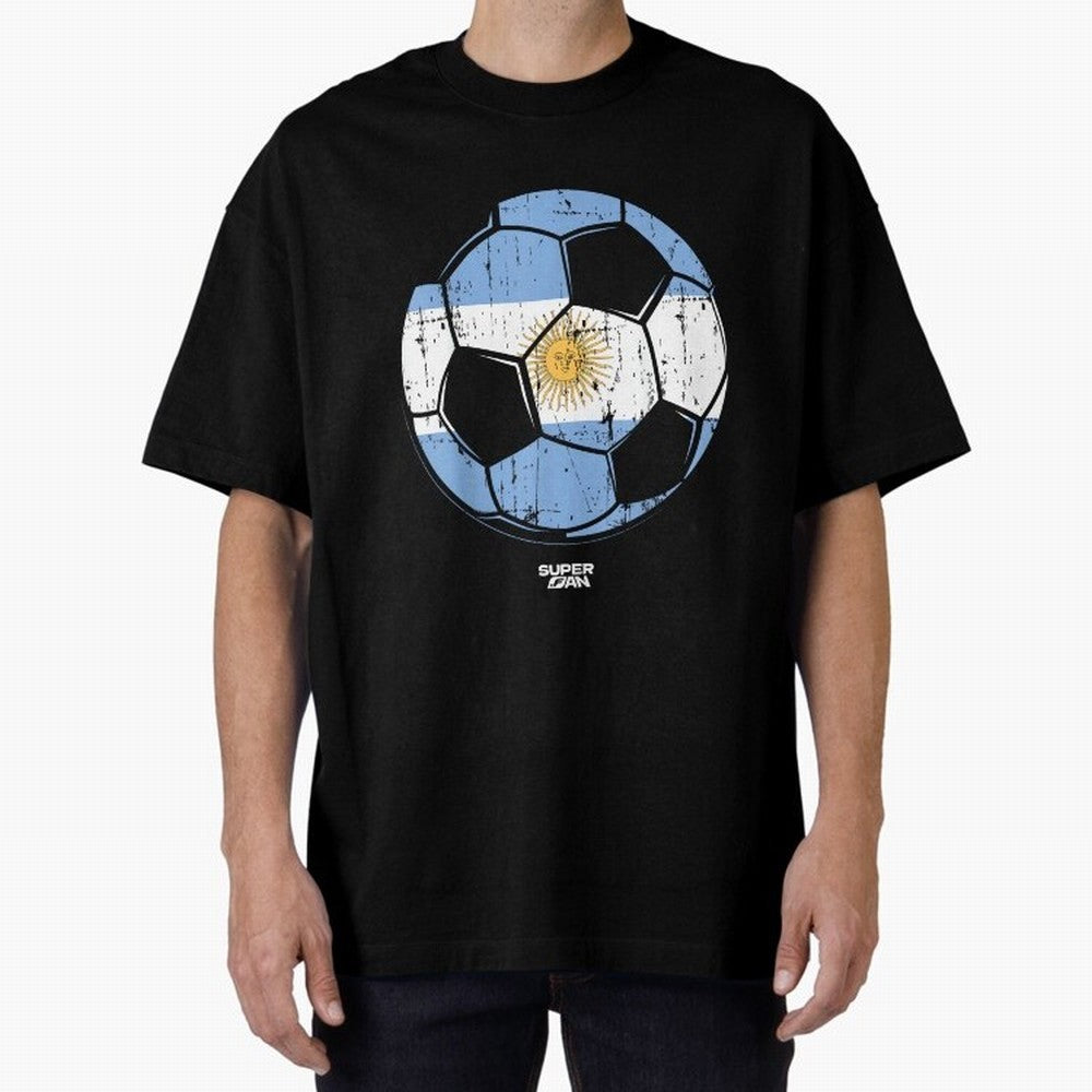Argentinian Soccer Fan World Cup 2026 Classic T-Shirt Show Championship Spirit for FIFA World Cup 2026 Capturing CR7, Brazil Energy, Championship Spirit, Famous Goals, Roaring Crowds and International Football Unity; Perfect for People Who Love