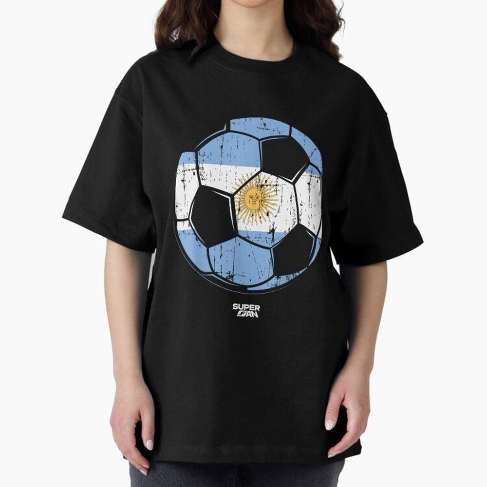 Argentinian Soccer Fan World Cup 2026 Classic T-Shirt Show Championship Spirit for FIFA World Cup 2026 Capturing CR7, Brazil Energy, Championship Spirit, Famous Goals, Roaring Crowds and International Football Unity; Perfect for People Who Love