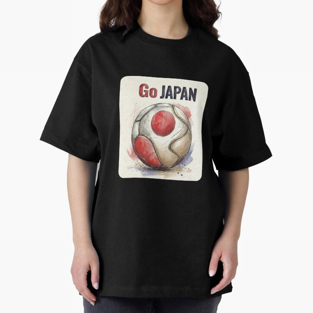 Go Japan Soccer Ball Flag | Japanese Football Fan Graphic Tee Classic T-Shirt Cheer through Every Moment of FIFA World Cup 2026 USA Canada Mexico with Cristiano Ronaldo, England, France and Netherlands Energy, Stadium Chants, National Pride, Trophy