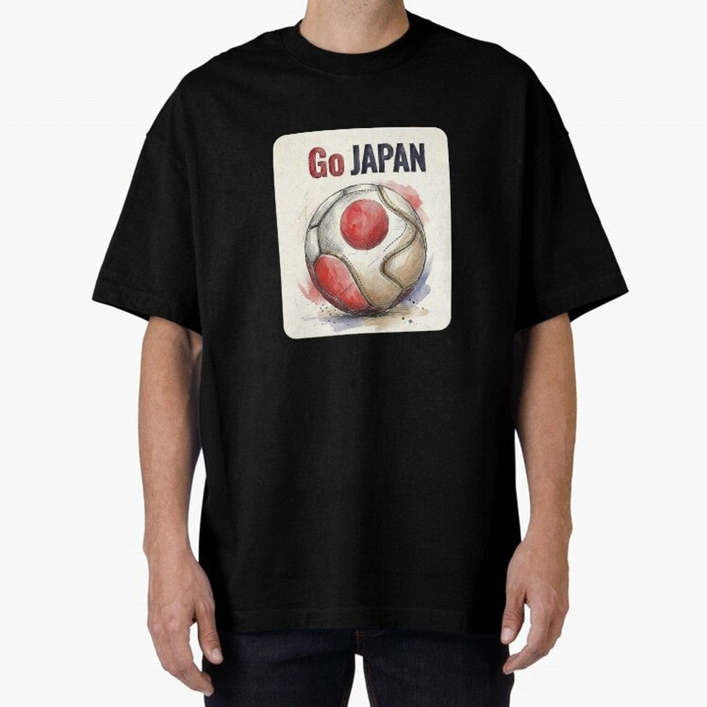 Go Japan Soccer Ball Flag | Japanese Football Fan Graphic Tee Classic T-Shirt Cheer through Every Moment of FIFA World Cup 2026 USA Canada Mexico with Cristiano Ronaldo, England, France and Netherlands Energy, Stadium Chants, National Pride, Trophy