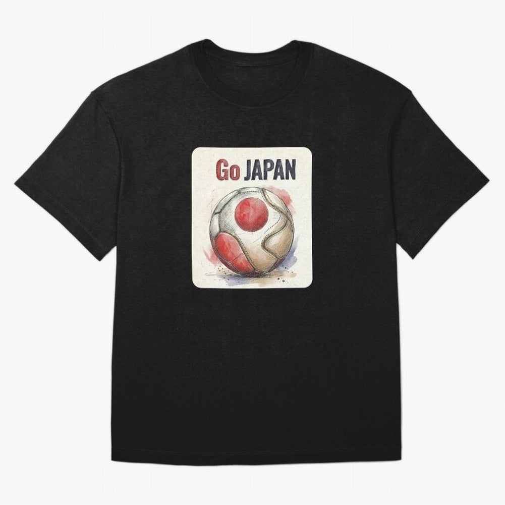 Go Japan Soccer Ball Flag | Japanese Football Fan Graphic Tee Classic T-Shirt Cheer through Every Moment of FIFA World Cup 2026 USA Canada Mexico with Cristiano Ronaldo, England, France and Netherlands Energy, Stadium Chants, National Pride, Trophy