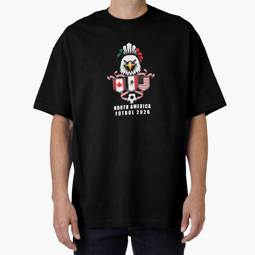 North America Football Spirit 2026 T-Shirt_82768088 Classic T-Shirt Enjoy Match Day Hype around FIFA World Cup 2026 Group Stage, Cristiano Ronaldo, France and Portugal, Football History, Final Match Energy, Crowd Noise and Once in a Lifetime