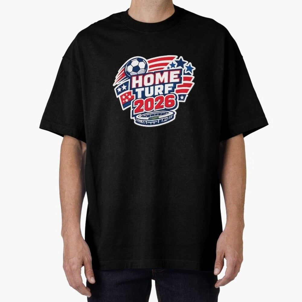 USA FIFA WORLD CUP 2026 ¨C Home Turf Soccer Style Classic T-Shirt Honor Global Football Passion for FIFA World Cup 2026, Inspired by Messi and Cristiano Ronaldo, Portugal, Sports Nostalgia, International Competition, Famous Players and