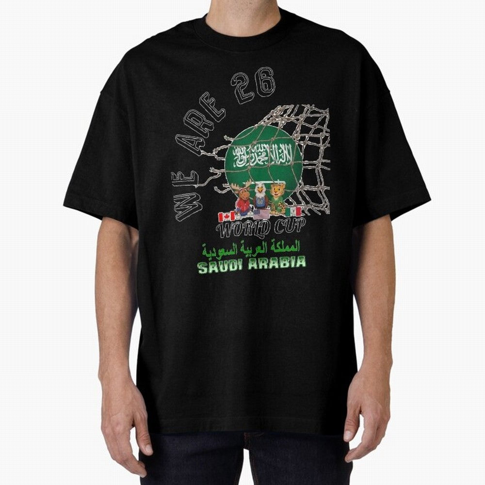 World cup 26 - Saudi Arabia Classic T-Shirt Celebrate Every Goal in FIFA World Cup 2026 USA Canada Mexico Spirit, Driven by Netherlands, Cristiano Ronaldo, Haaland and CR7, Global Supporter Spirit, Legendary Goals, National Colors and Tournament
