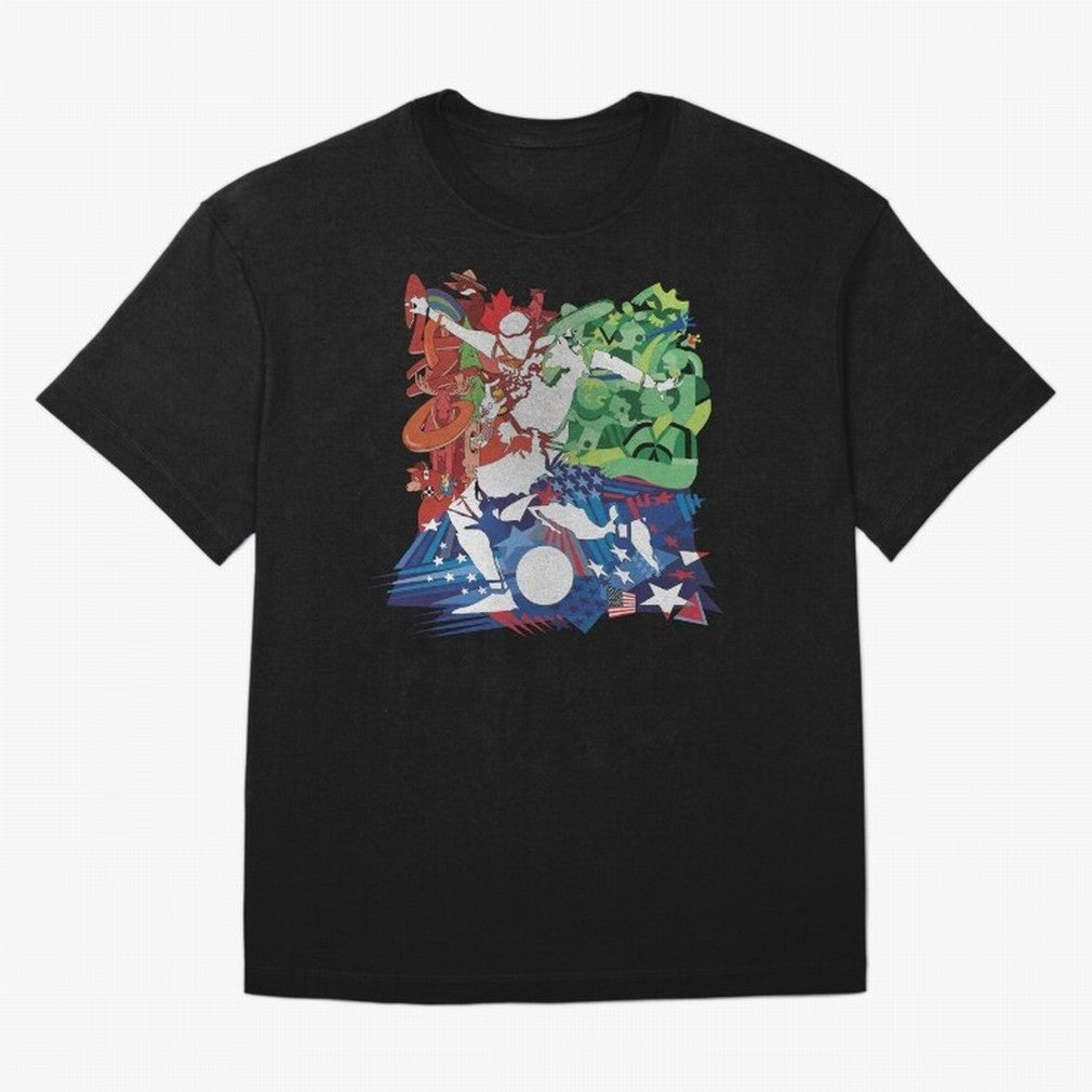 United Pitch: North America 2026 Classic T-Shirt Back Your Heroes with Match Day Hype around FIFA World Cup 2026 USA Canada Mexico, Mbappe, Brazil, Portugal and Argentina, Match Day Excitement, Supporter Culture, Golden Goals and Global Football