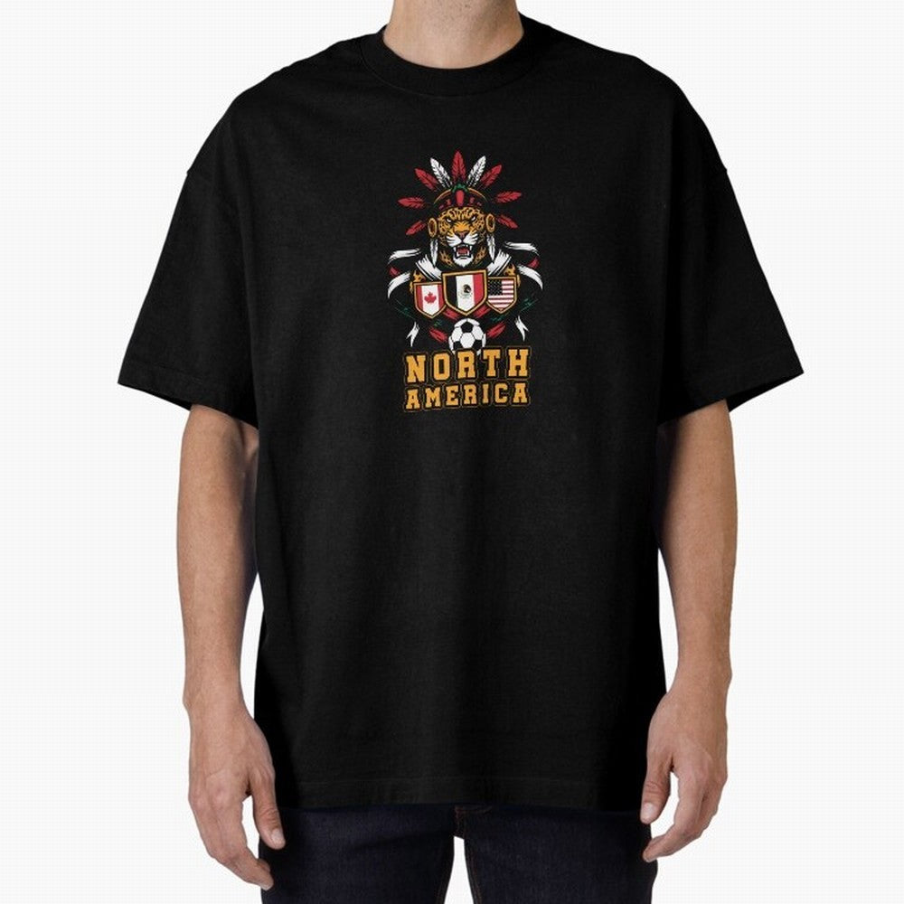 North America Jaguar Spirit Cup 2026 T-Shirt_82737634 Classic T-Shirt Carry National Pride through the FIFA World Cup 2026 Group Stage Journey through Neymar, Haaland and Cristiano Ronaldo Highlights, France and Portugal Pride, Sports Nostalgia,