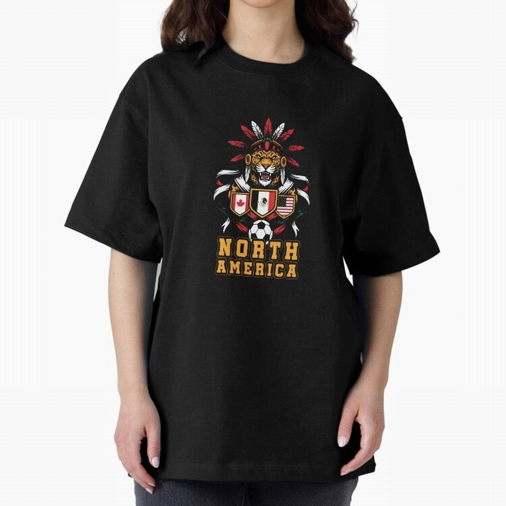 North America Jaguar Spirit Cup 2026 T-Shirt_82737634 Classic T-Shirt Carry National Pride through the FIFA World Cup 2026 Group Stage Journey through Neymar, Haaland and Cristiano Ronaldo Highlights, France and Portugal Pride, Sports Nostalgia,