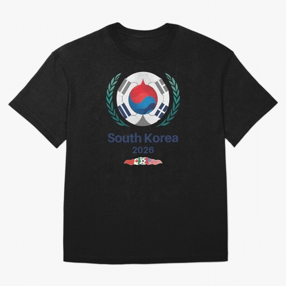 South Korea 2026 Classic T-Shirt Show Your Love for FIFA World Cup 2026 Group Stage Featuring Cristiano Ronaldo, Argentina, France and Brazil Energy, Sports Nostalgia, International Competition, Famous Players and Unforgettable Victories; Perfect