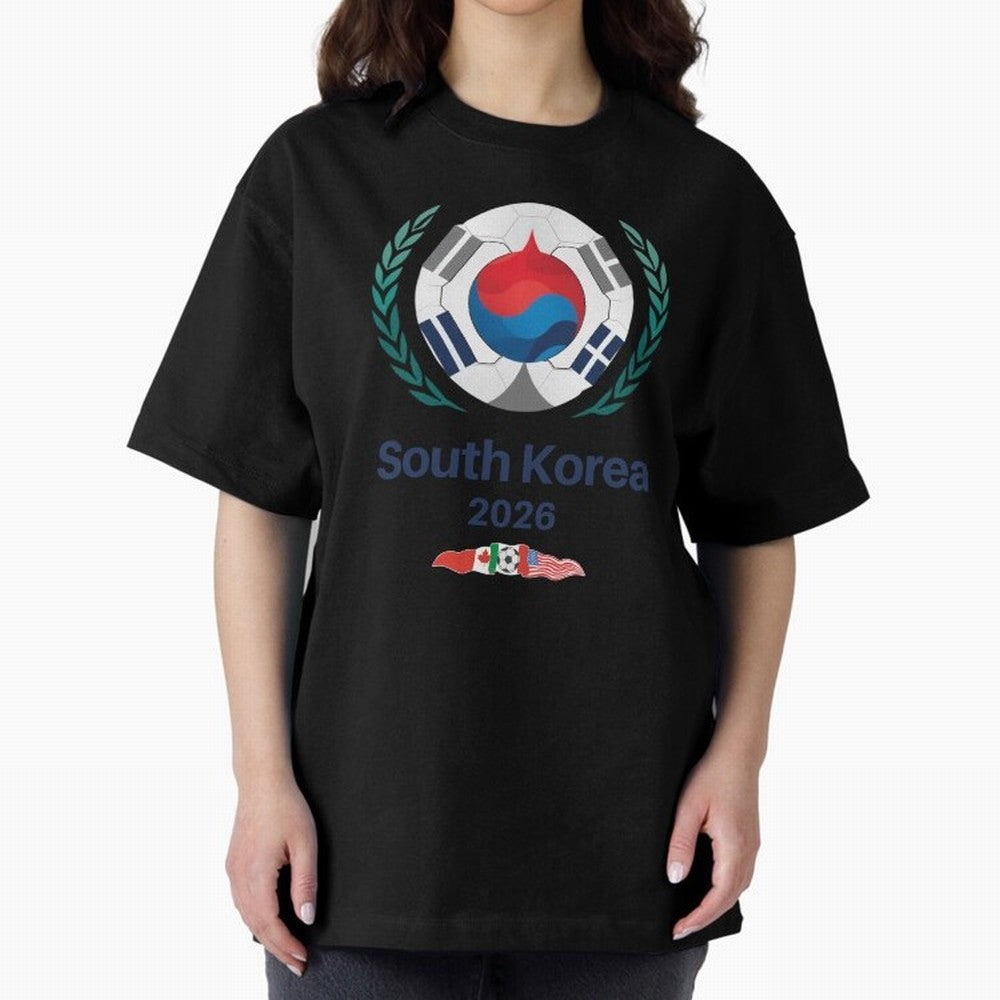 South Korea 2026 Classic T-Shirt Show Your Love for FIFA World Cup 2026 Group Stage Featuring Cristiano Ronaldo, Argentina, France and Brazil Energy, Sports Nostalgia, International Competition, Famous Players and Unforgettable Victories; Perfect