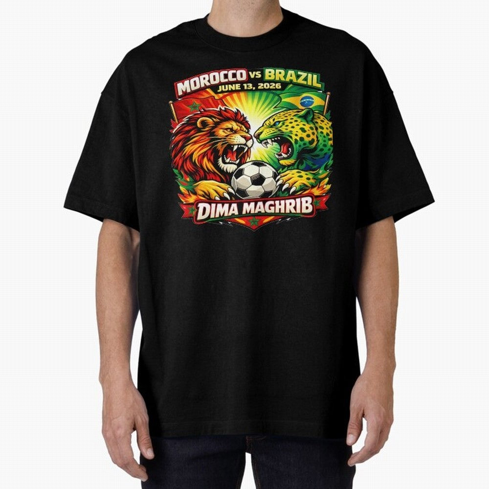 World Cup 2026, Dima Maghrib, June 13, 2026, We Are Morocco, Go Morocco, Morocco vs Brazil, Morocco World Cup 2026, World Morocco, Maghrib Classic T-Shirt Join the Global Buzz around FIFA World Cup 2026 Driven by Messi, Neymar and Mbappe, England