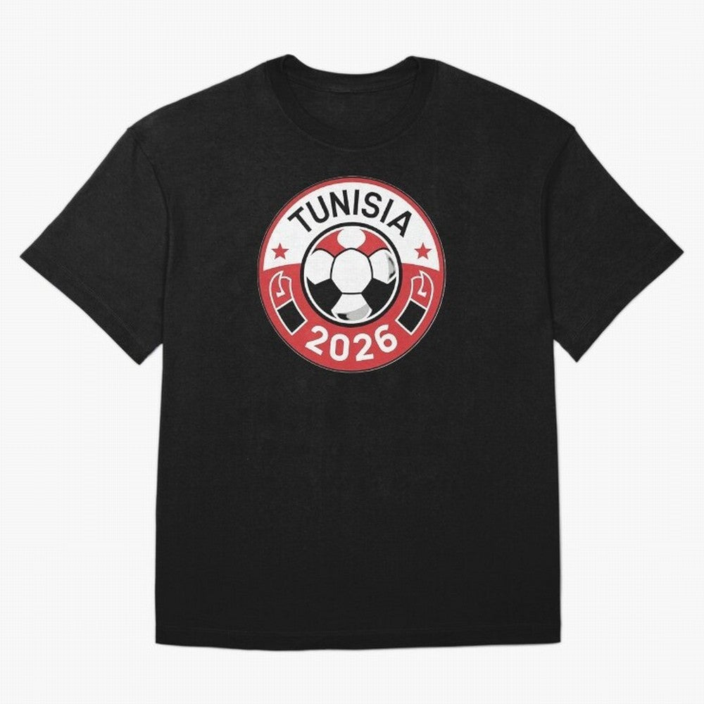 Tunisia WC 2026 Classic T-Shirt Celebrate Fan Culture around Global Football Passion for FIFA World Cup 2026 USA Canada Mexico, Driven by Mbappe and Neymar, France, Supporter Pride, Iconic Celebrations, Legendary Names and Global Match Day Energy;