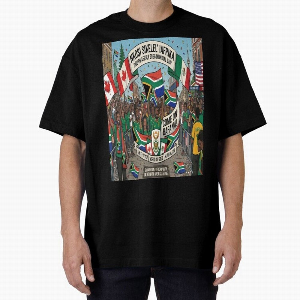 Soiuth Africa Classic T-Shirt Relive Legendary Nights from FIFA World Cup 2026 USA Canada Mexico for Fans of Messi and France, Bringing Sports Nostalgia, International Competition, Famous Players and Unforgettable Victories; Perfect for People Who
