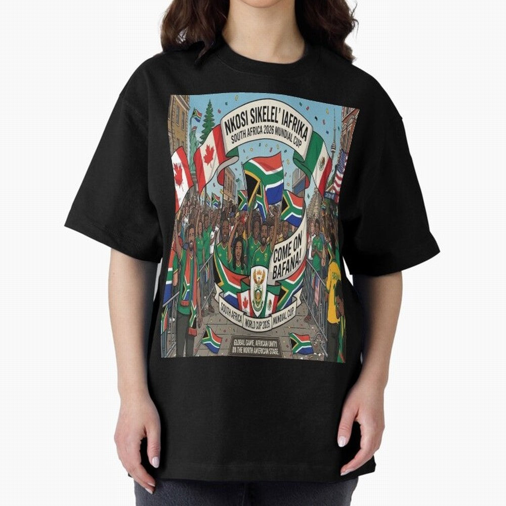 Soiuth Africa Classic T-Shirt Relive Legendary Nights from FIFA World Cup 2026 USA Canada Mexico for Fans of Messi and France, Bringing Sports Nostalgia, International Competition, Famous Players and Unforgettable Victories; Perfect for People Who